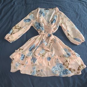 Floral design summer dress